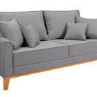 Sofá Beny 2 Lugares Confortável Com Poltrona Decorativa Para