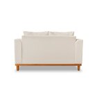 Sofá Beny, Um Sofa Comum De 2 Lugares Suede 140cm Bege