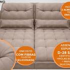 Sofá Bergamo 1,90m Retrátil E Reclinável Velosuede Bege - Net