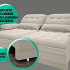 Sofá Bergamo 2,10m Assento Retrátil E Reclinável Velosuede Ar