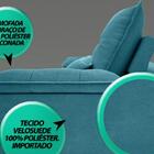 Sofá Bergamo 2,10m Assento Retrátil E Reclinável Velosuede Tu