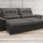 Sofa Bergamo 2,50m Assento Retratil E Reclinavel Velosuede Ci