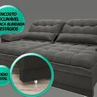 Sofa Bergamo 2,50m Assento Retratil E Reclinavel Velosuede Ci