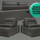 Sofa Bergamo 2,50m Assento Retratil E Reclinavel Velosuede Ci