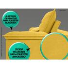 Sofá Bergamo 2,90m Assento Retrátil E Reclinável Velosuede Ca