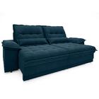 Sofá Bergamo 2,90m Assento Retrátil E Reclinável Velosuede Ro