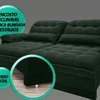 Sofá Bergamo 2,90m Assento Retrátil E Reclinável Velosuede Ve