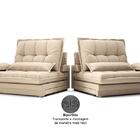 Sofá Bergamo 2,90m Retrátil E Reclinável Linho Soft Bege - Ne