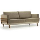 Sofá Blendi Ozki 200 Cm Madeira Eucalipto Cedro Tecido Compos