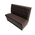 Sofá Booth   Estofado Para Bares E Restaurantes - Marrom