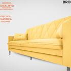 Sofá Brooklyn 2,00m Fixo Canario - Netsofas