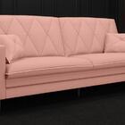Sofá Brooklyn 2,00m Fixo Rose - Netsofas