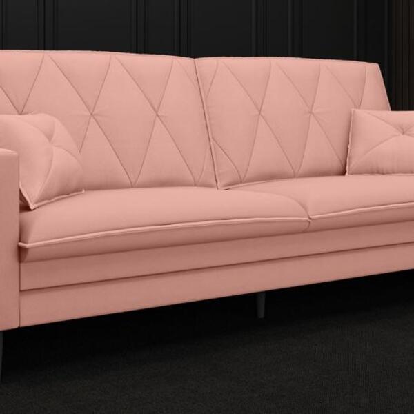 Sofá Brooklyn 2,00m Fixo Rose - Netsofas