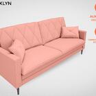 Sofá Brooklyn 2,00m Fixo Rose - Netsofas