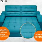 Sofá Brunello 1,70m Retrátil E Reclinável Velosuede Royal - N