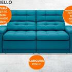 Sofá Brunello 1,70m Retrátil E Reclinável Velosuede Royal - N