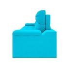 Sofá Brunello 2,30m Retrátil E Reclinável Velosuede Turquesa