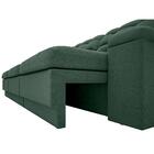 Sofá Brunello 2,30m Retrátil E Reclinável Velosuede Verde - N