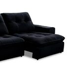 Sofá Burgos 230cm - Preto