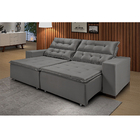 Sofá California Bipartido 4 Lugares 2,10m Retrátil E Reclináv