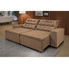 Sofá California Bipartido 4 Lugares 2,30m Retrátil E Reclináv