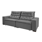 Sofá California Bipartido 6 Lugares 3,10m Retrátil E Reclináv