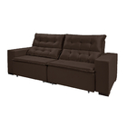 Sofá California Bipartido 6 Lugares 3,40m Retrátil E Reclináv