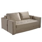 Sofá Cama 02 Lugares 147x97cm Atalaia Bege Claro