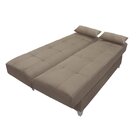 Sofá Cama 02 Lugares Com 02 Almofadas Virgínia Plus Bege