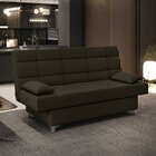 Sofá Cama 02 Lugares Com 02 Almofadas Virgínia Plus Chocolate