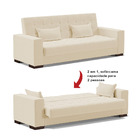 Sofá Cama 02 Lugares Lisboa Linho Areia Tana Decor
