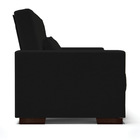 Sofá Cama 02 Lugares Lisboa Linho Preto Tana Decor