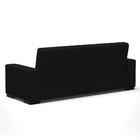 Sofá Cama 02 Lugares Lisboa Veludo Luxo - D'rossi - A81 Preto