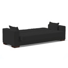 Sofá Cama 02 Lugares Lisboa Veludo Pés De Madeira - D'rossi -