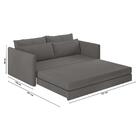 Sofá Cama 1,67m 2 Lugares Suede Veludo Multimóveis Cr45021 Ci