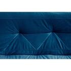 Sofá Cama 1,80m Flórida Suede Azul Mirra Decor