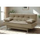 Sofá Cama 1,80m Flórida Suede Bege Mirra Decor
