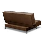 Sofá Cama 1,80m Flórida Suede Marrom Mirra Decor