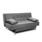 Sofá Cama 1,80m Iara Suede Bege Rover & Beato