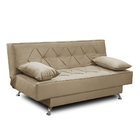 Sofá Cama 1,80m Íris Suede Bege Adonai Estofados