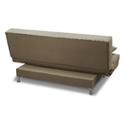 Sofá Cama 1,80m Íris Suede Cappuccino Adonai Estofados