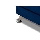 Sofá Cama 1,80m Istambul Suede Azul Mirra Decor