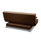 Sofá Cama 1,80m Istambul Suede Marrom Mirra Decor