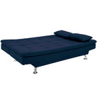 Sofá-cama 1,90 Metros Linoforte Melissa, Suede Veludo, Espuma