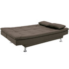 Sofá-cama 1,90 Metros Linoforte Melissa, Suede Veludo, Espuma