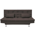 Sofá-cama 1,90 Metros Linoforte Melissa, Suede Veludo, Espuma