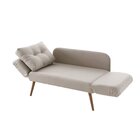 Sofa Cama 142,0cm X 85,0cm X 70,0cm Adele T1074 Bege