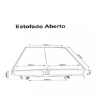 Sofá Cama 183cm Veludo Everest Viero