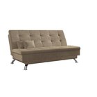 Sofá Cama 190cm 3 Lugares Firenze Sofá Firenze Suede Areia