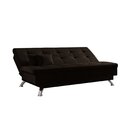 Sofá Cama 190cm 3 Lugares Firenze Sofá Firenze Suede Marrom